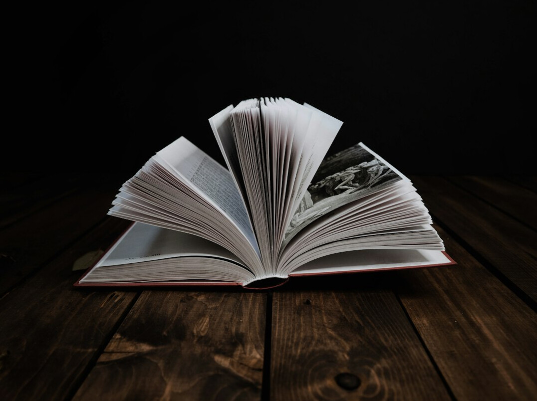 book pages turning